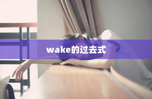 wake的过去式