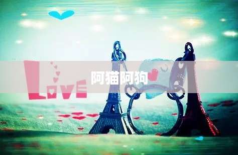 阿猫阿狗