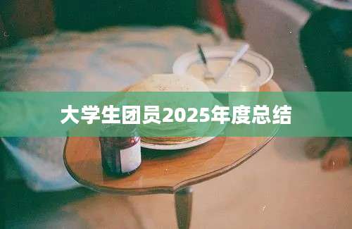 大学生团员2025年度总结