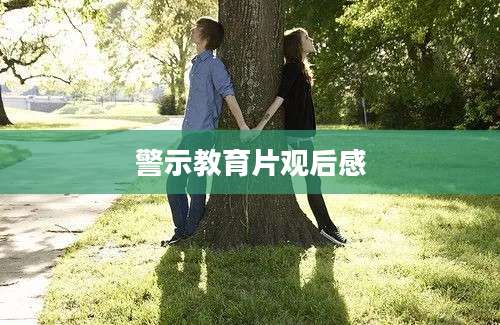 警示教育片观后感