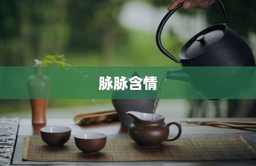 脉脉含情