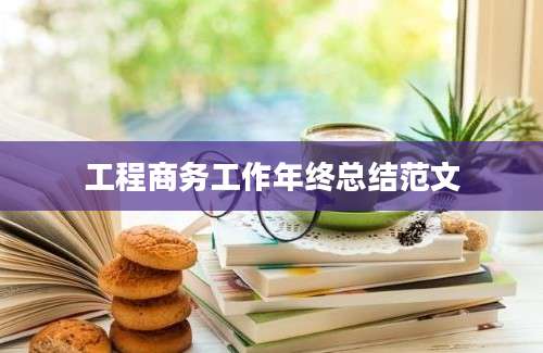 工程商务工作年终总结范文