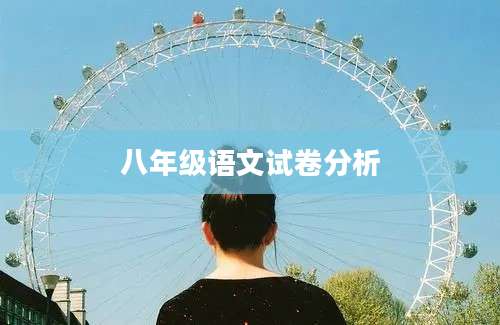 八年级语文试卷分析