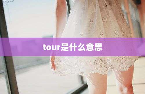 tour是什么意思