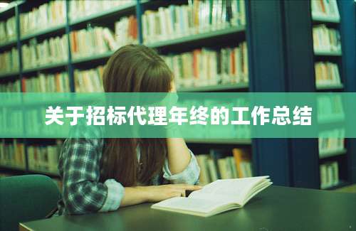 关于招标代理年终的工作总结