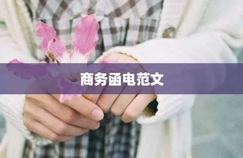 商务函电范文