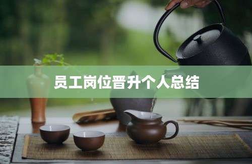 员工岗位晋升个人总结