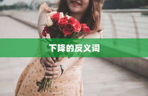 下降的反义词
