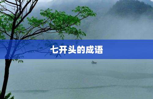 七开头的成语