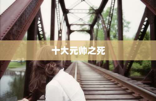 十大元帅之死