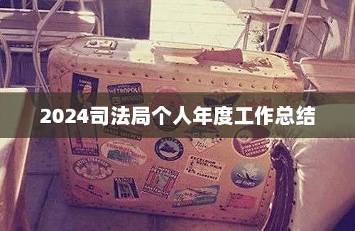 2024司法局个人年度工作总结