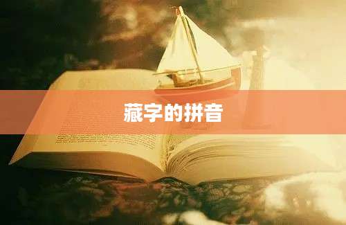 藏字的拼音