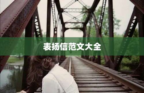 表扬信范文大全