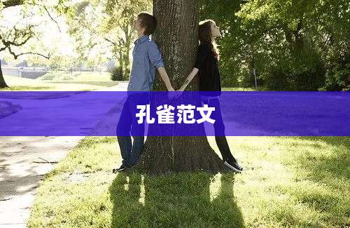 孔雀范文