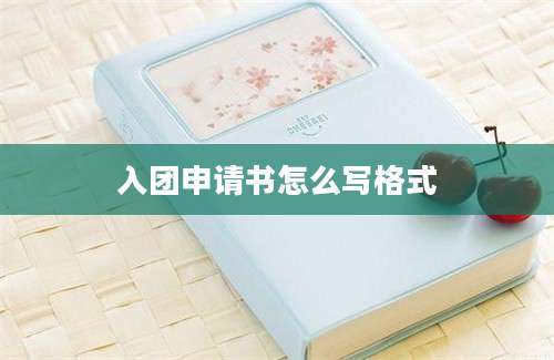 入团申请书怎么写格式