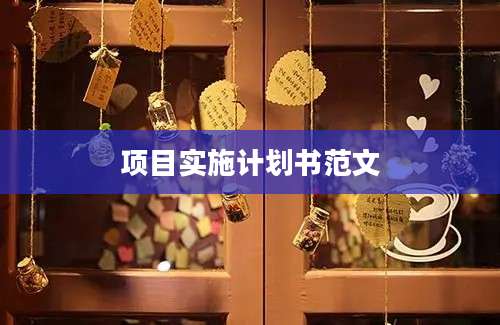 项目实施计划书范文