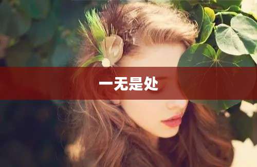 一无是处