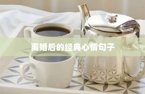 离婚后的经典心情句子