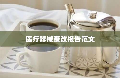 医疗器械整改报告范文