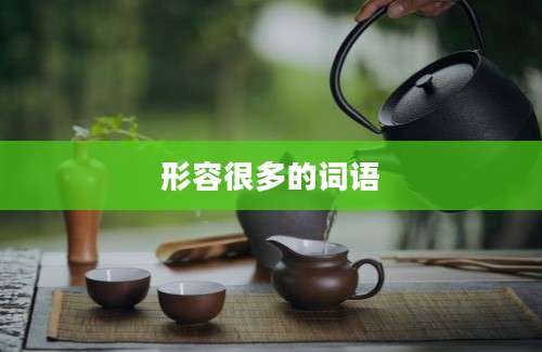 形容很多的词语