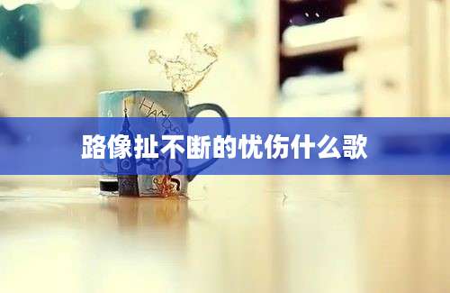 路像扯不断的忧伤什么歌
