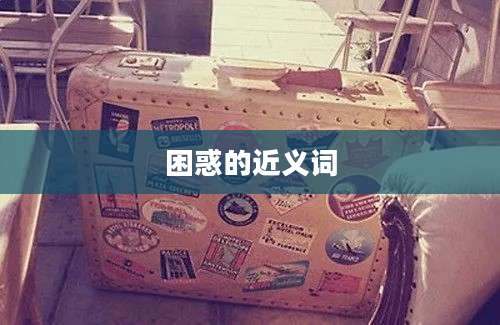 困惑的近义词