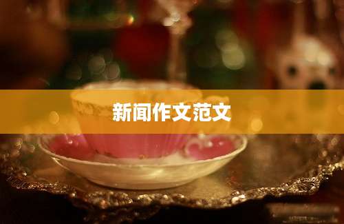 新闻作文范文
