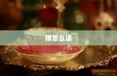 掸怎么读