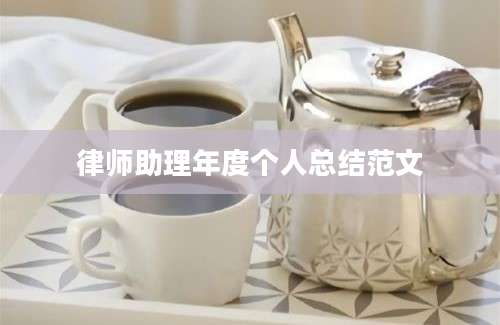 律师助理年度个人总结范文