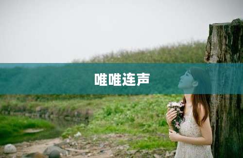 唯唯连声