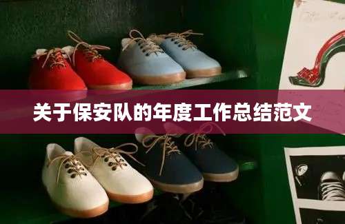关于保安队的年度工作总结范文
