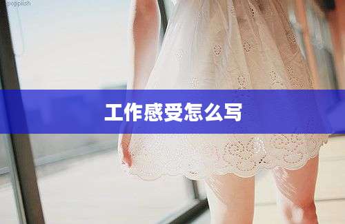 工作感受怎么写