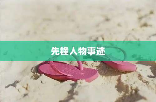 先锋人物事迹