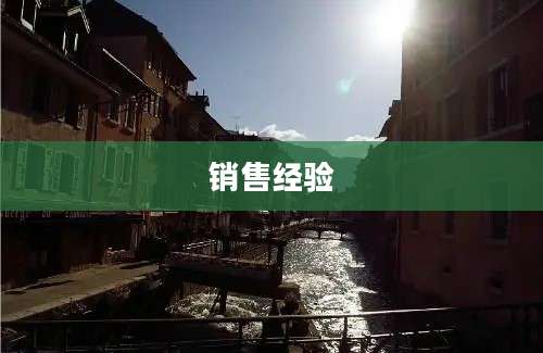 销售经验