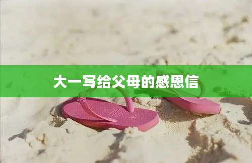 大一写给父母的感恩信