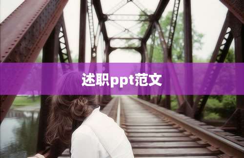 述职ppt范文
