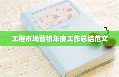 工程市场营销年度工作总结范文