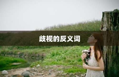 歧视的反义词