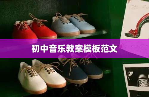 初中音乐教案模板范文
