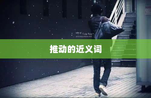 推动的近义词