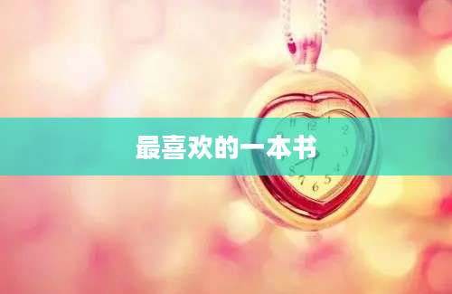 最喜欢的一本书