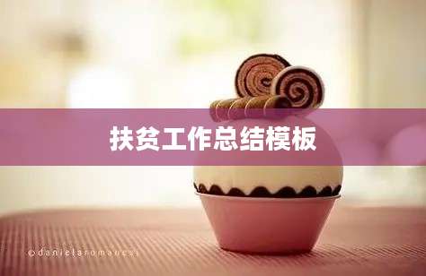 扶贫工作总结模板