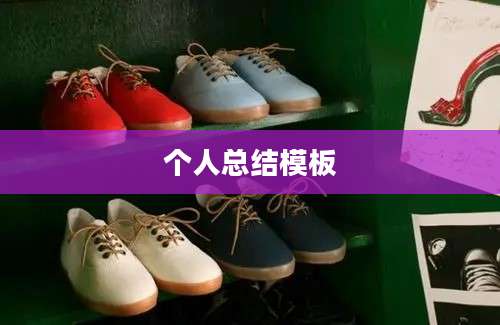 个人总结模板