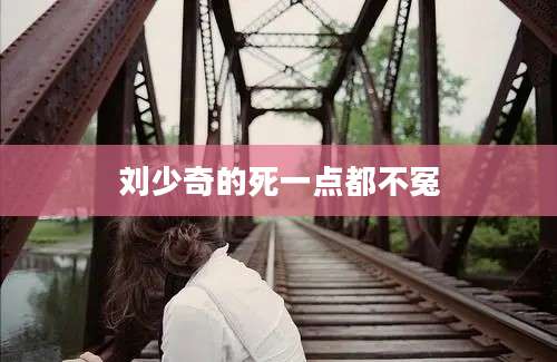 刘少奇的死一点都不冤