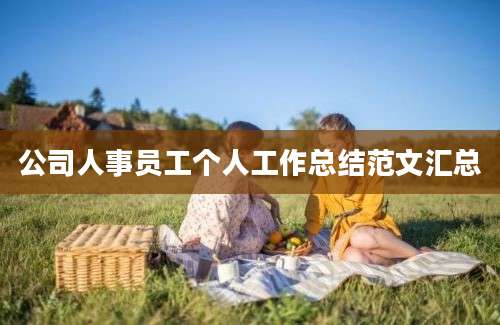 公司人事员工个人工作总结范文汇总
