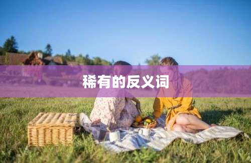 稀有的反义词