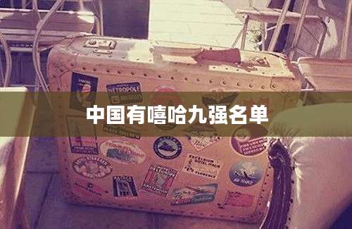 中国有嘻哈九强名单