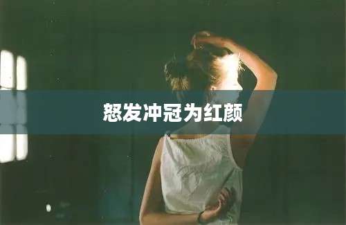 怒发冲冠为红颜