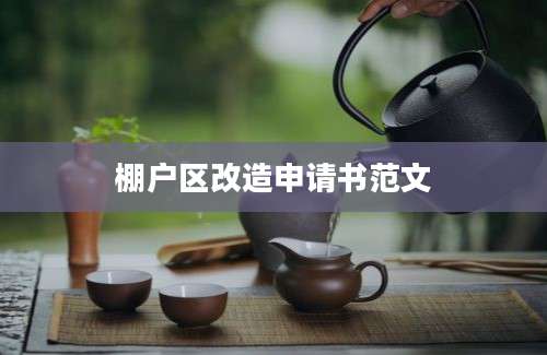 棚户区改造申请书范文