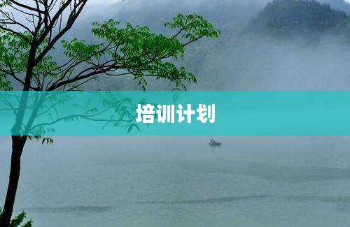 培训计划